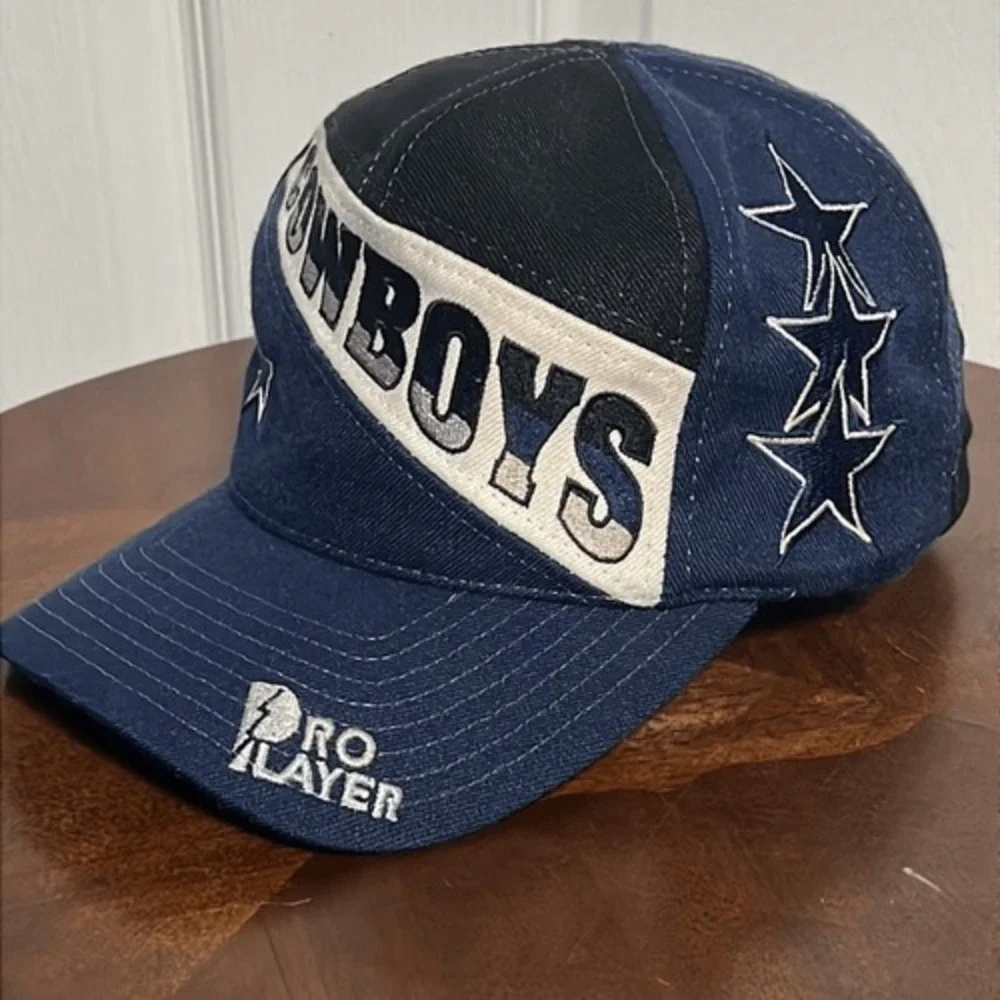 🏈🏈 True Vintage DALLAS COWBOYS Early‎ 90's NFL Pro Player Snapback Hat - EUC